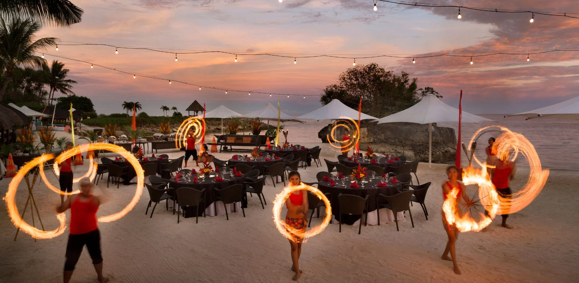 Cebu beach party scene